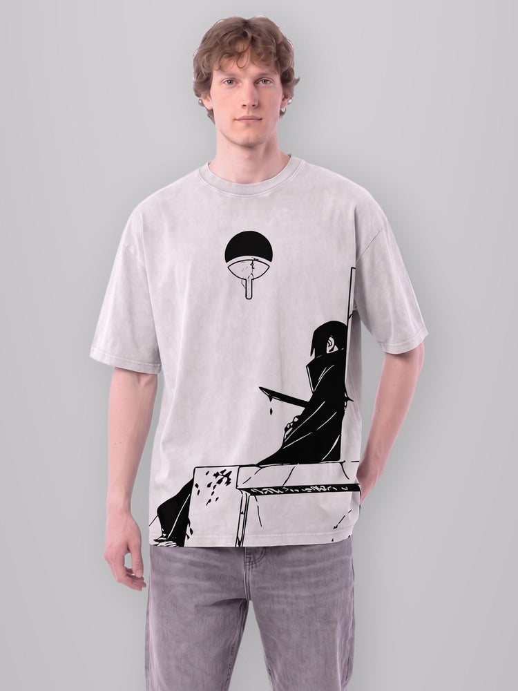 The Last Duel Oversize Vintage Tee worn by model