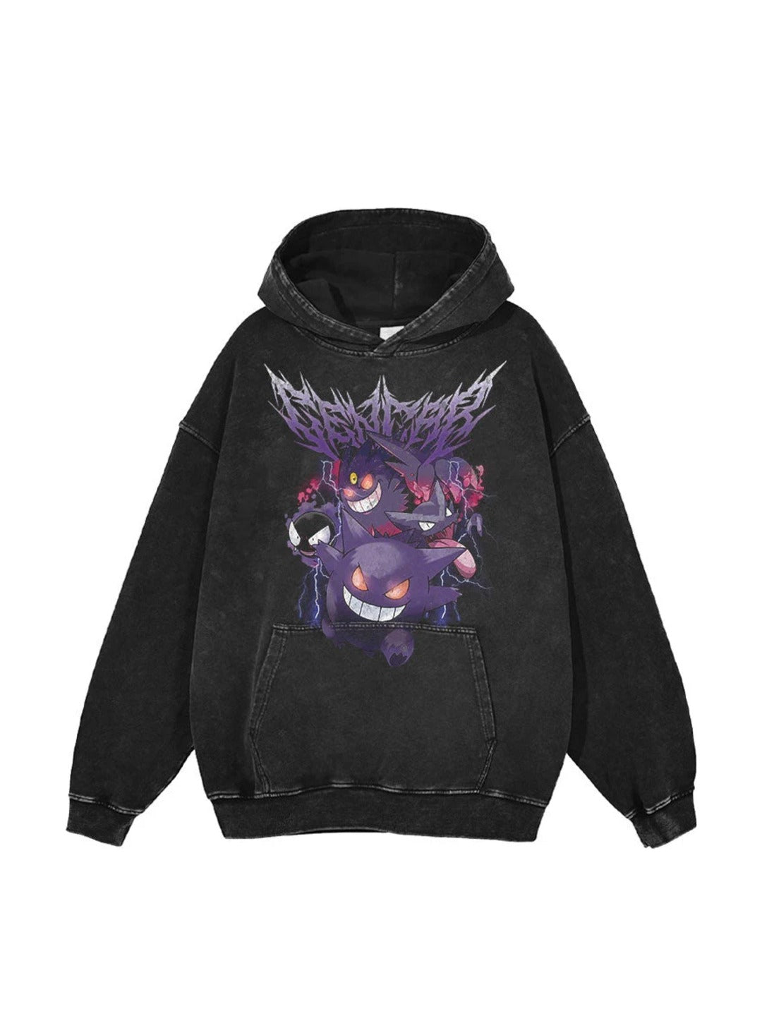 GHOST/POISON TYPE VINTAGE HOODIE