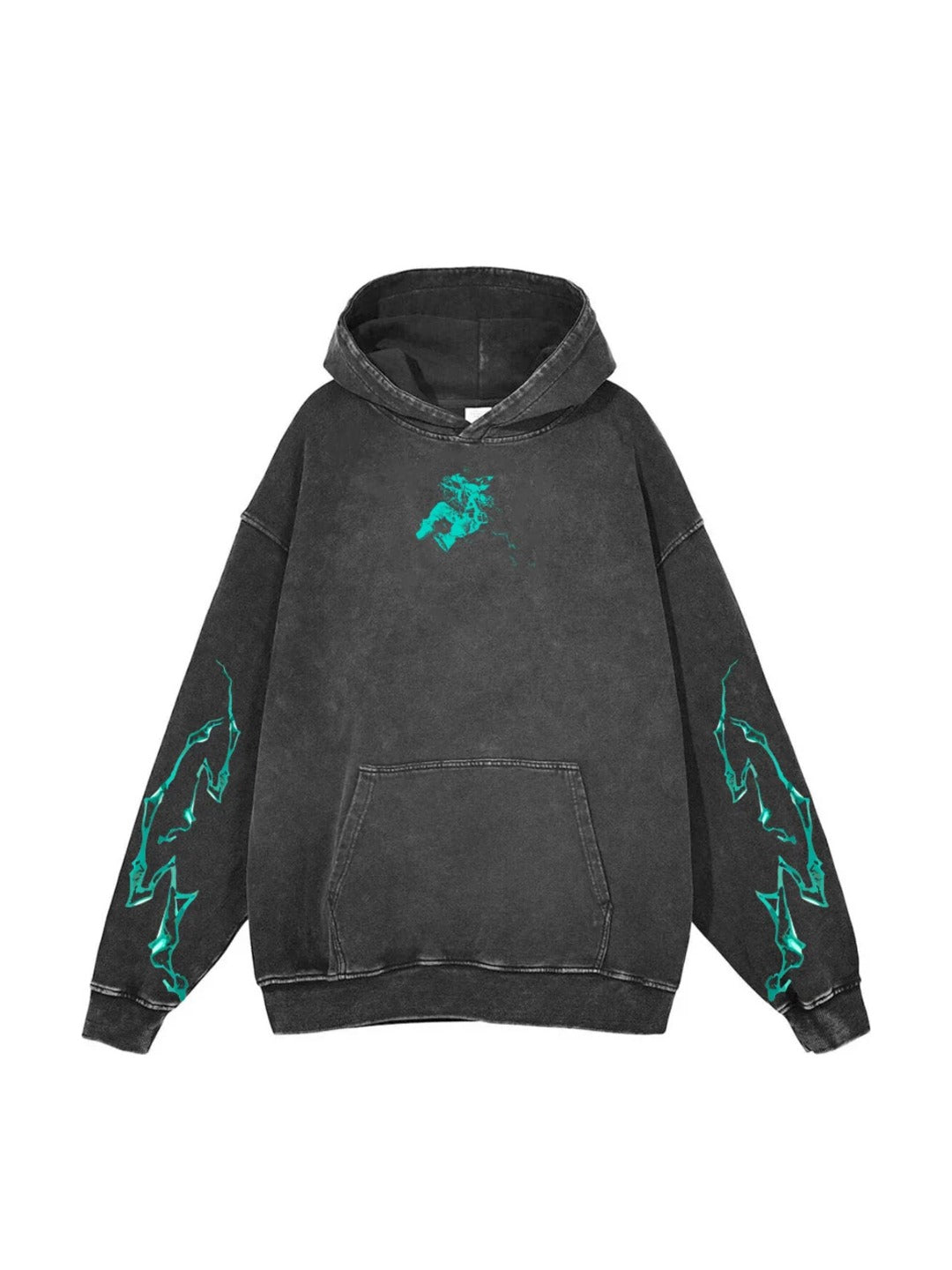 2-SIDED JUSTICE OVERDRIVE VINTAGE HOODIE