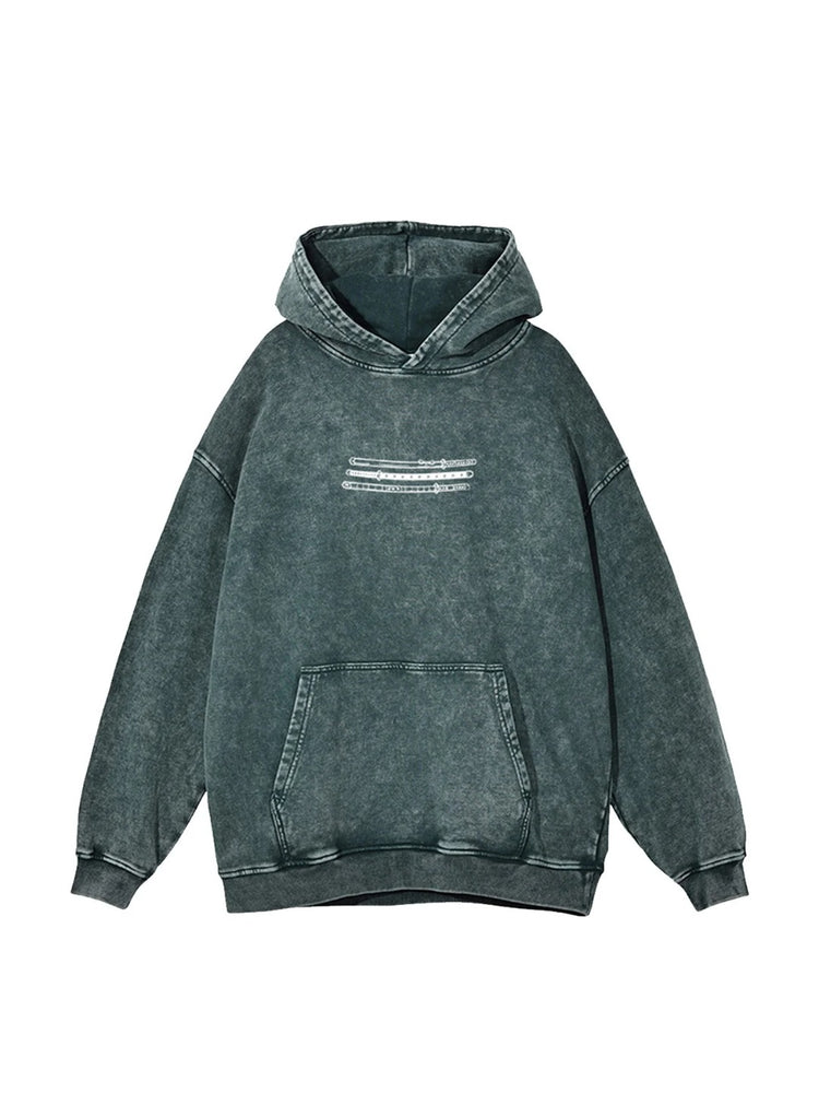 Nothing Happened Vintage Hoodie – alternate view