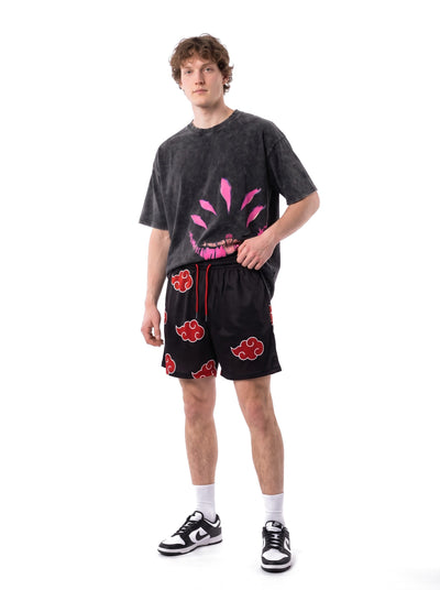 Kai, 180 cm, wearing the shorts