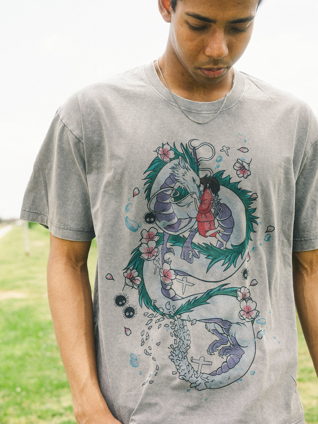 HAKU & CHIHIRO VINTAGE OVERSIZE TEE