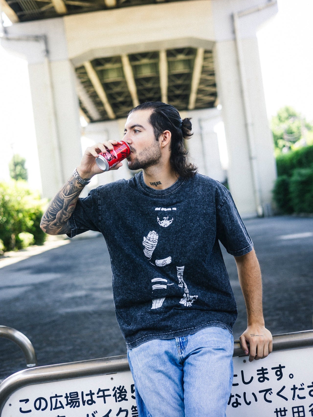 ROCK LEE VINTAGE OVERSIZE TEE – Hokuro