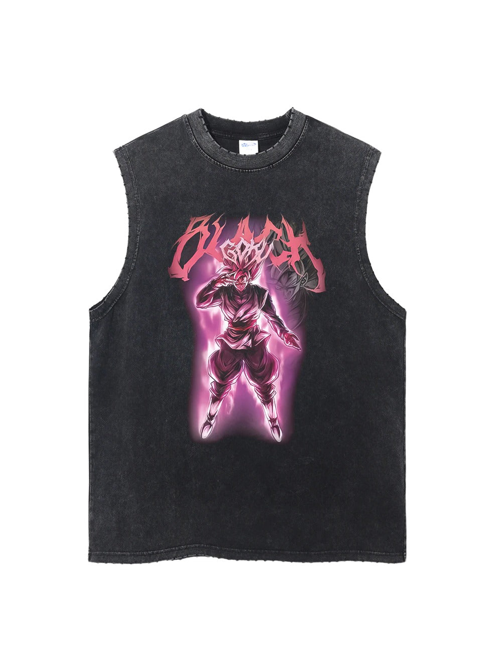Black Vintage Washed Tank Top