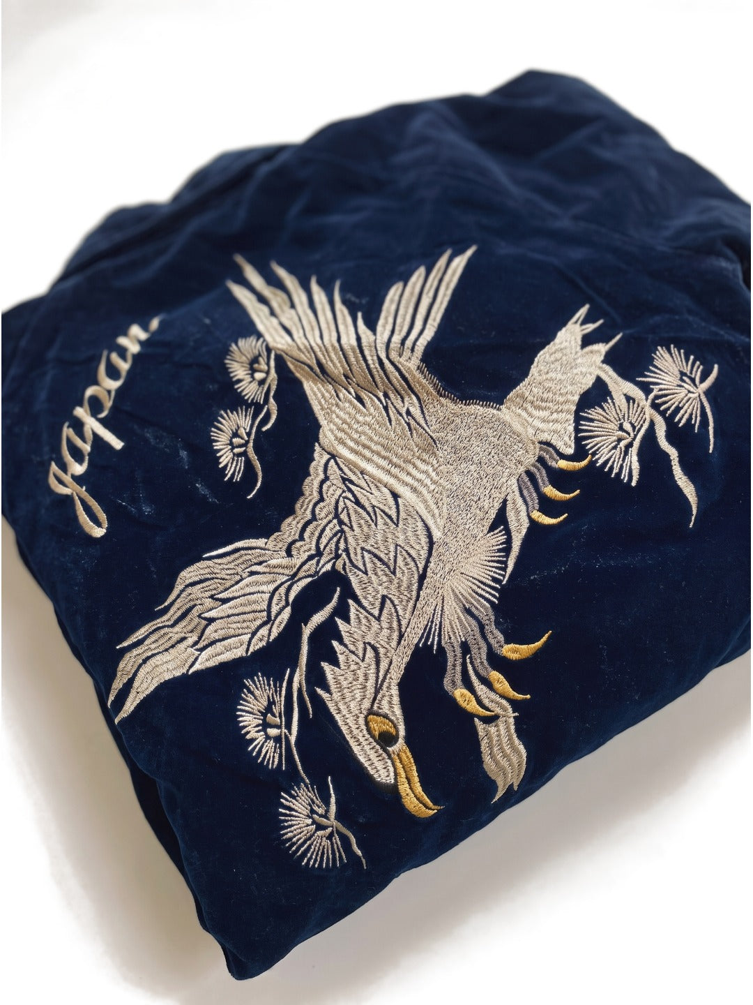 Eastern Dragon Embroidered Souvenir Jacket – eagle embroidery detail