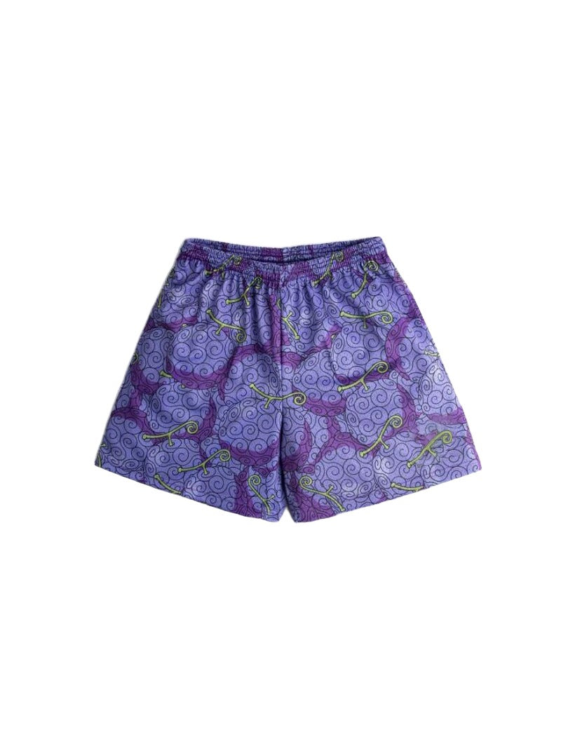 RUBBER FIST MESH SHORTS