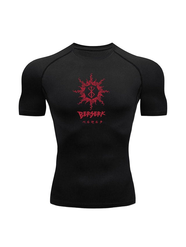 SCORCHING BRAND COMPRESSION SHORT SLEEVE