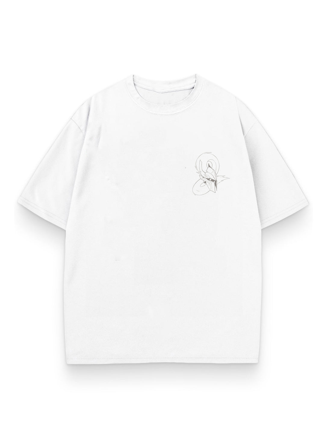 VOID KNIGHT OVERSIZE WHITE TEE