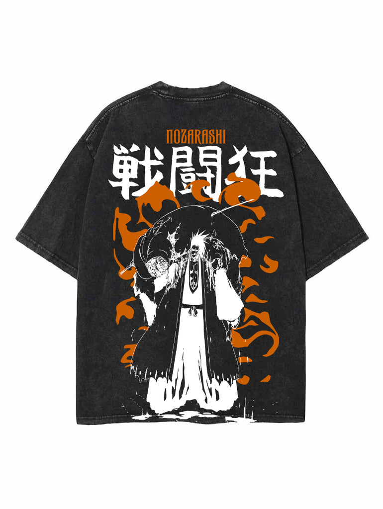 BATTLE DEMON 2-SIDED OVERSIZE VINTAGE TEE – Hokuro