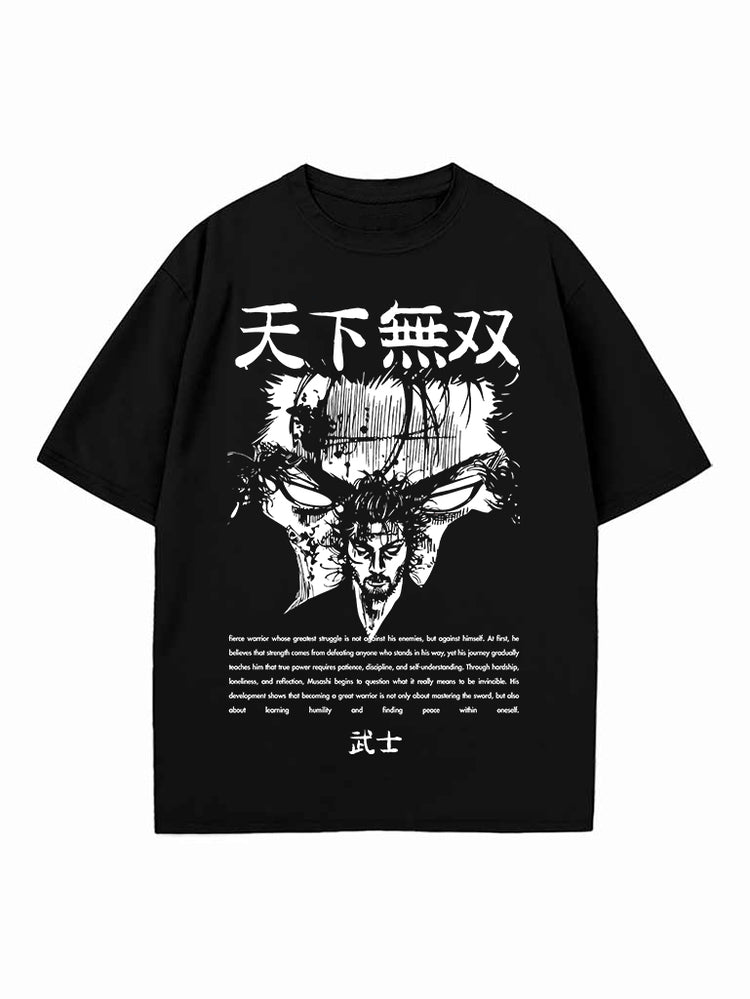 Lone Blade Oversize Tee – Hokuro Japanese streetwear