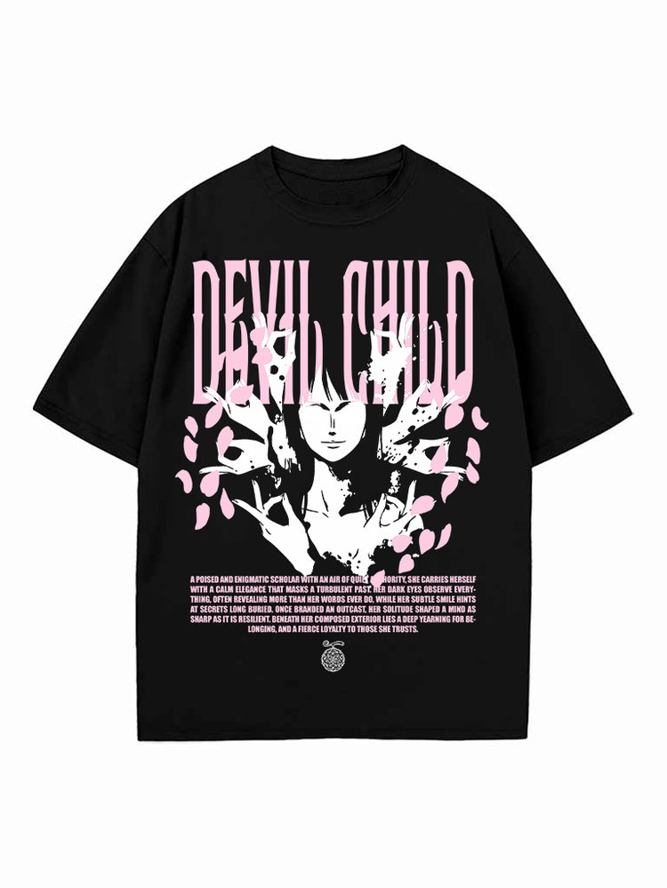 Devil's Child Oversize Tee – Hokuro Japanese streetwear