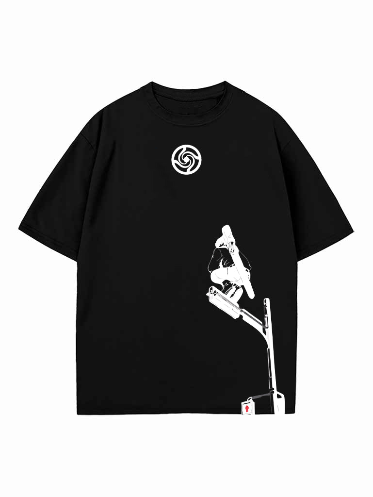 CURSE BOUNDED 2-SIDED OVERSIZE TEE