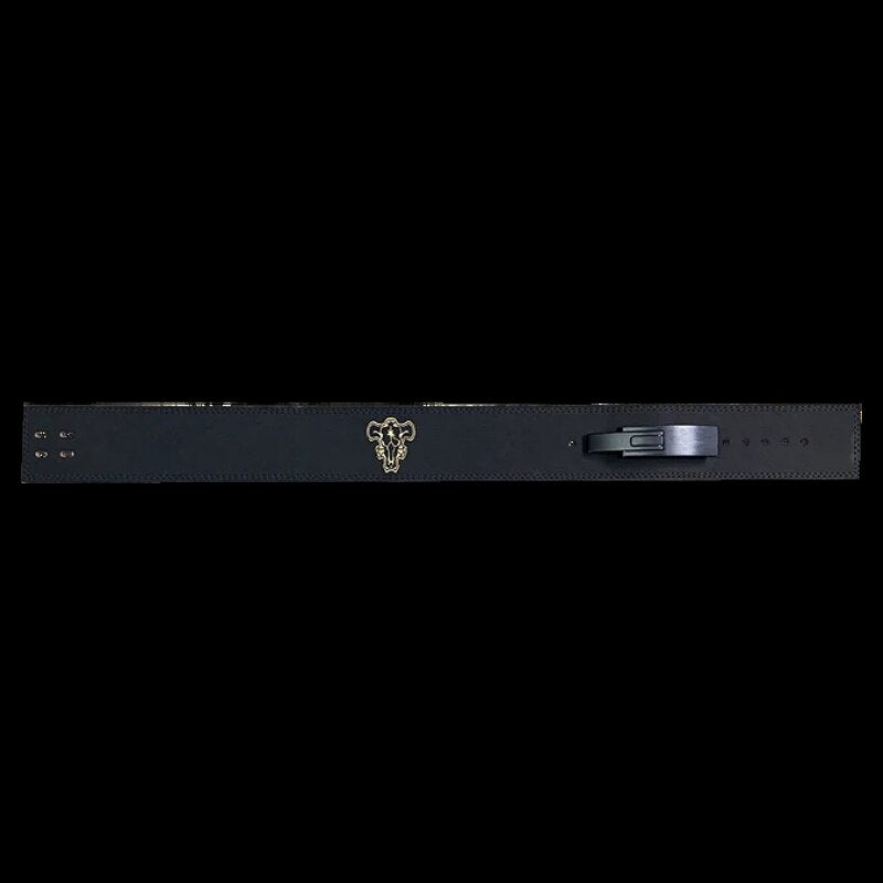 BLACK BULLS LEVER BELT